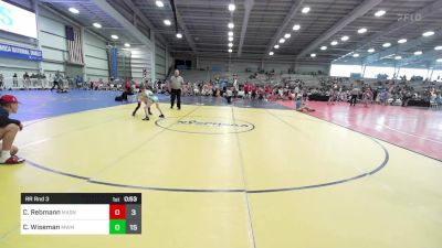 70 lbs Rr Rnd 3 - Cameron Rebmann, Mat Assassins Gray vs Colton Wiseman, Midwest Monsters