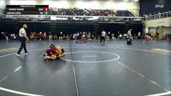 141 lbs Champ. Round 3 - Jason Saenz, Mt. San Antonio College vs Lucas Long, Rio Hondo College