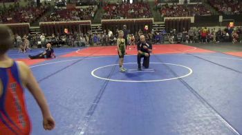 58 lbs Cons. Round 2 - Tucker Stanley, CJI Hawks vs Liam Bolstad, Bearcats Wrestling Club Helena