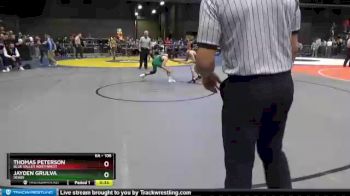 6A - 106 lbs Cons. Round 2 - Jayden Grijlva, Derby vs Thomas Peterson, Blue Valley Northwest