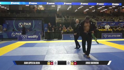 Jorge Guerrero vs Juan Lopes Da Silva 2026 Pan Jiu Jitsu IBJJF Championship