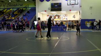 68 lbs Champ. Round 1 - Veloria Pannell, California vs Caira Jaynes, Talents Wrestling Club