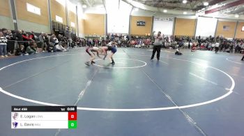126 lbs Consi Of 8 #2 - Emmett Logan, Lowell vs Logan Davis, Mt. Anthony