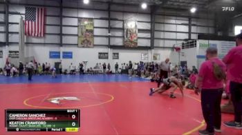 120 lbs Round 1 (3 Team) - Cameron Sanchez, EAST CAROLINA WRESTLING ACADEMY vs Keaton Crawford, MOORE COUNTY BRAWLERS - SILVER