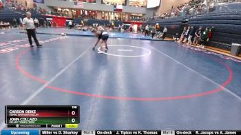 150 lbs Round 3 - John Collazo, Keller Timber Creek vs Carson Deike, Comal Smithson Valley