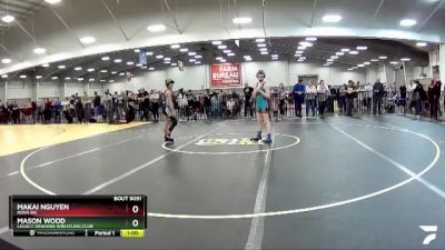 92 lbs Cons. Round 5 - Mason Wood, Legacy Dragons Wrestling Club vs Makai Nguyen, Nova WC