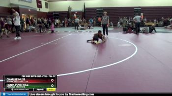 PW-11 lbs Cons. Semi - Charlie Nuss, Denver Wrestling Club vs Renik Martinez, Postville Wrestling