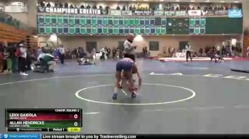 126 lbs Champ. Round 2 - LEXX GAXIOLA, Orange Glen vs Allan Hendricks, Calvary Chapel