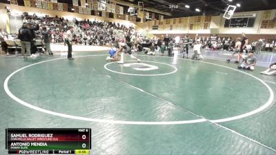 110 lbs Round 2 - Samuel Rodriguez, Coachella Valley Wrestling Clu vs Antonio Mendia, Poway Elite