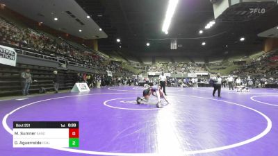 115 lbs Consi Of 16 #1 - Mathew Sumner, Sanger vs Dominic Aguerralde, Coalinga