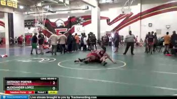 160 lbs Cons. Round 5 - Alexsander Lopez, Indian Springs vs Anthony Porter, Martin Luther King Jr