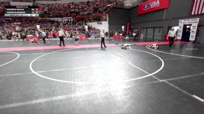 48 lbs Quarterfinal - Parker Oldenberg, B.A.M Training Center vs Maverick Ingalls, Riverdale Wrestling Club