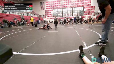 110 lbs Consi Of 4 - Jace Henson, Team Nomad vs Deklyn Barnes, Harrah Little League Wrestling