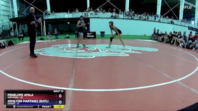 93 lbs Round 5 (6 Team) - Penelope Ayala, Wisconsin vs Krislynn Martinez (Ratliff), Kansas