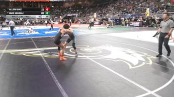 Quarterfinal - Jake Waegli, Lincoln Standing Bear vs Allen Diaz, Lexington