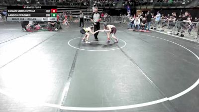110 lbs Round Of 16 - Logan Urbanowicz, South River vs Landon Wagner, Stafford