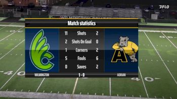 Replay: Adrian vs Wilmington | Sep 19 @ 7 PM