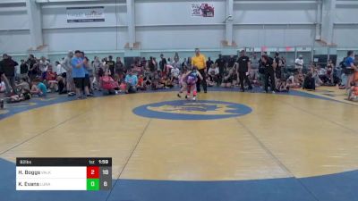 82 lbs Round 2 - Harper Boggs, Valkyrie Girls WC vs Kegan Evans, Lunatics