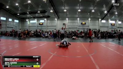 150 lbs Round 1 (4 Team) - Seth Adkins, 330 Lab vs Ibrahim Laraj, Capital City WC