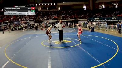 D 1 106 lbs Champ. Round 1 - Zander Hobson, Haughton vs Hasan Kahla, Chalmette