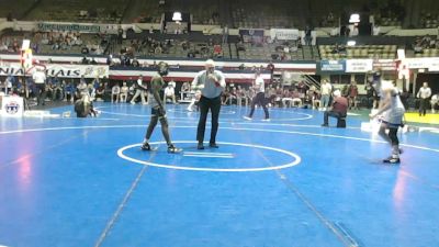 120 lbs Quarters & Wb (16 Team) - Jd Christman, St. Augustine Prep vs Jordan Onunaku, Westfield