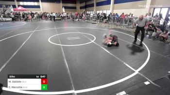 62 lbs Quarterfinal - Marcelo Saldate, Gold Rush Wr Ac vs Cael Marcotte, SoCal Grappling Club