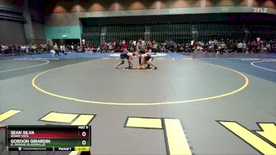 150 lbs Champ. Round 2 - Gordon Girardin, El Dorado (Placerville) vs Sean Silva, Desert Vista