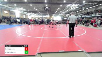 160 lbs Consi Of 4 - Rafael Knapp, Algonquin vs Nicholas Baccala, Ponaganset