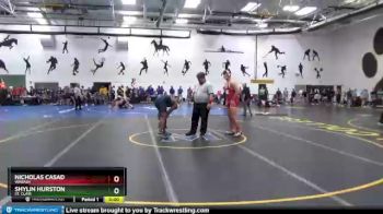 197 lbs Champ. Round 2 - Nicholas Casad, Wabash vs Shylin Hurston, St. Clair