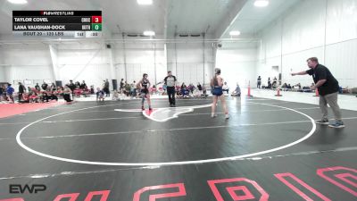 120 lbs 3rd Place - Taylor Covel, Choctaw Girls A vs Lana Vaughan-Dock, Guthrie