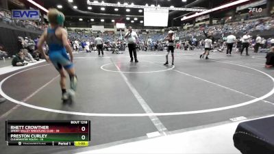 73 lbs Champ. Round 2 - Preston Curley, Clearwater Youth vs Rhett Crowther, Smoky Valley Wrestling Club