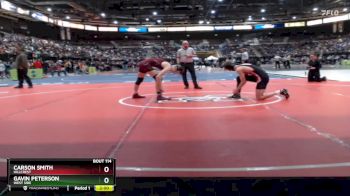 132 lbs Champ. Round 1 - Gavin Peterson, West Side vs Carson Smith, Hillcrest