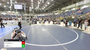 66 lbs Quarterfinal - Uriah Lambert, Bear Cave WC vs Liam Eder, Eads Jr. Olympic Wrestling