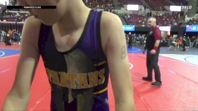 81 lbs Cons. Round 2 - Gus Olson, Spartan Youth Wrestling Club vs Kristian Stovall, Team Champs