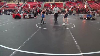 110 lbs Cons. Round 5 - Brantley Andrews, Valley Center Wrestling Club vs Callahan Earnest, Jayhawk Wrestling Club