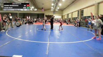 70 lbs Rr Rnd 5 - Gianna Marmarosa, Grit Mat Club Girls vs Ailish Riley, MGW Surf Savages