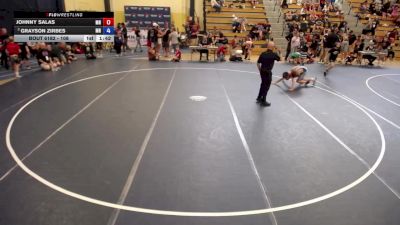 108 lbs Cons. Round 3 - Johnny Salas, MN vs Grayson Zirbes, MN