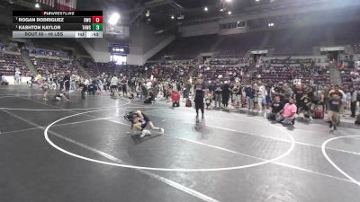 49 lbs 3rd Place Match - Rogan Rodriguez, Duran Wrestling Club vs Kashton Kaylor, Team Aggression Wrestling Club