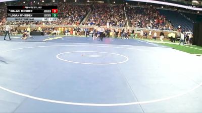 D3-126 lbs Quarterfinal - Malaki Mosher, Adrian Madison vs Logan Whidden, Comstock Park