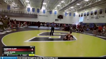 182 lbs Quarterfinal - Colby Olson, Cheyenne East vs Gunnar Clary, Eaton