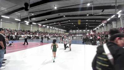 58 lbs Semifinal - Mariana Molina, Monte Vista Takedown Club vs Gabbriana Delegarito, Stout Wr Acd