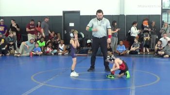 43 lbs Round Of 16 - Maddex Carter, UNATTACHED vs Avery Simpson, Foundation Wrestling