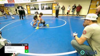 64 lbs Rr Rnd 3 - Stanton Dibble, Coweta Tiger Wrestling vs Hollis Thomas, Wagoner Takedown Club