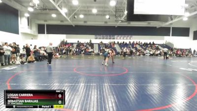 150 lbs Cons. Round 7 - Logan Carrera, El Modena vs Sebastian Barajas, St. John Bosco