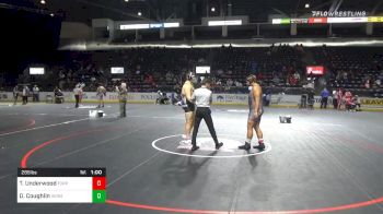 285 lbs 7th Place - Terrell Underwood, Toppenish vs Dustyn Coughlin, Hermiston