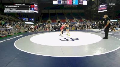 125 lbs Cons. Sub-rd Of 32 - Lacey Middleton, KS vs Caddy Tverdy, ID
