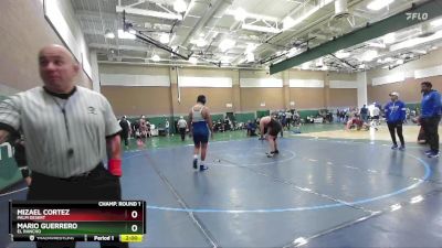 215 lbs Champ. Round 1 - Mizael Cortez, Palm Desert vs Mario Guerrero, El Rancho