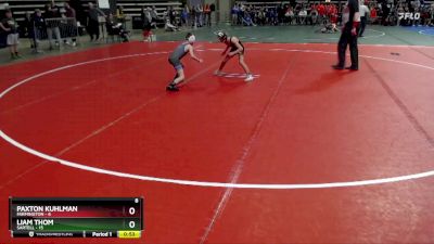 65 lbs Semis (4 Team) - Liam Thom, Sartell vs Paxton Kuhlman, Farmington