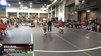 52 lbs Round 3 (4 Team) - Nyla Rhodes, Nebraska Wrestling Academy vs Evelyn Wilson, Rocky And The Bullwinkles