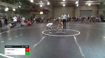 67 lbs Quarterfinal - Zayden Mansfield, Angry Fish vs Caleb Kirk, M2Tc